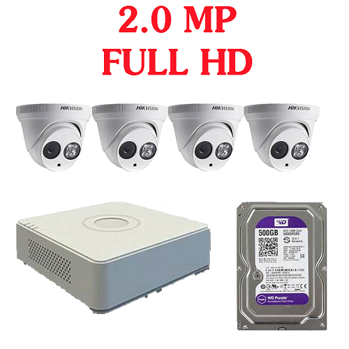 Trọn Bộ 4 Camera HIKVISION 2CE564D0T