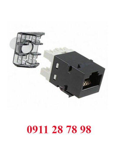 Nhân mạng AMP TE CONNECTIVITY 1375055-2, CAT6 JACK SL SERIES-BLACK
