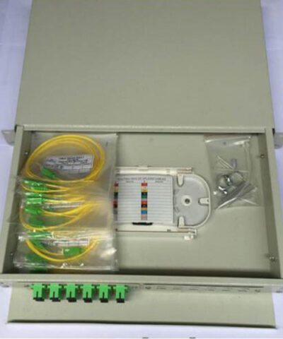 Hộp phối quang ODF 12FO khay trượt gắn rack