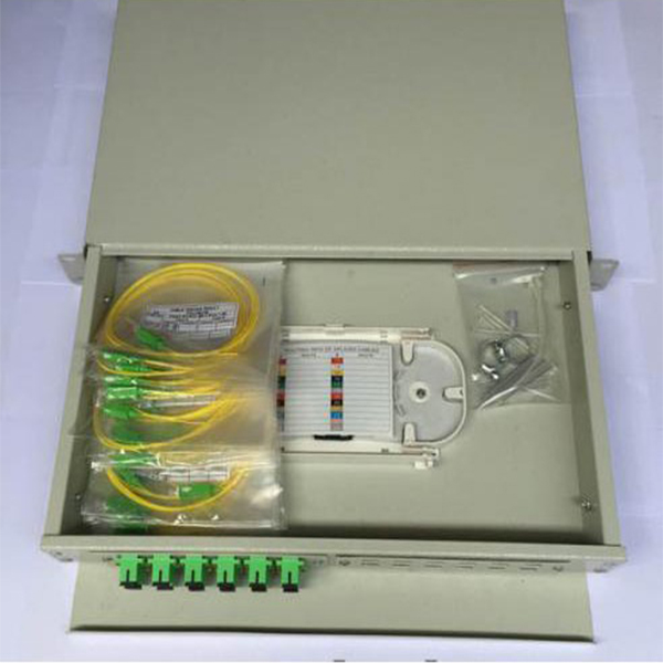 Hộp phối quang ODF 8FO khay trượt gắn rack
