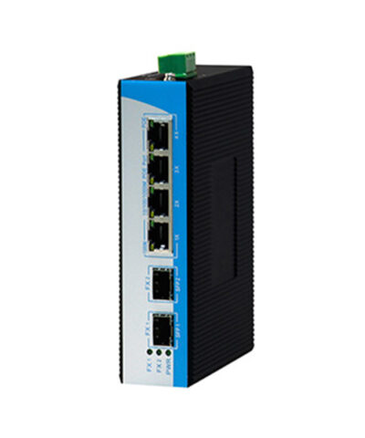 SWITCH POE 4 PORT VỎ SẮT 1000M