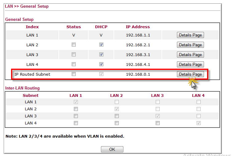 Cấu hình dãy IP public (IP Route / IP Alias)