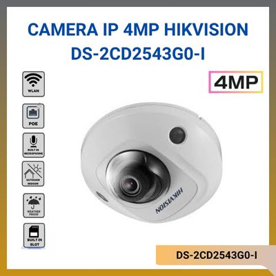 Camera Dome IP hồng ngoại 4MP HIKVISION DS-2CD2543G0-I