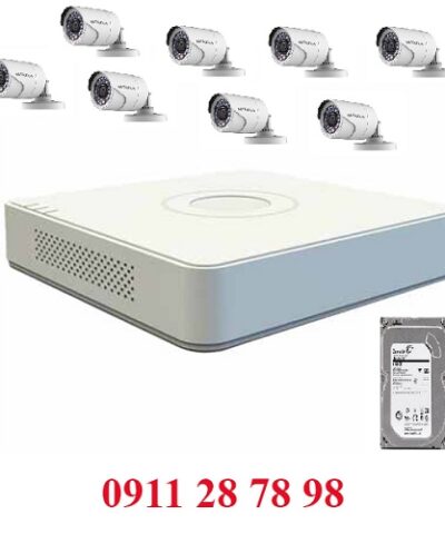 Trọn Bộ 8 Camera HIKVISION 2CE164COT