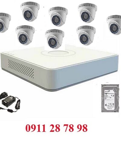 Lắp Đặt Trọn Bộ 8 Camera HIKVISION 2CE568COT