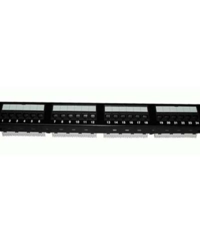 Patch panel 24 port CAT.5e Pro Fully shielded