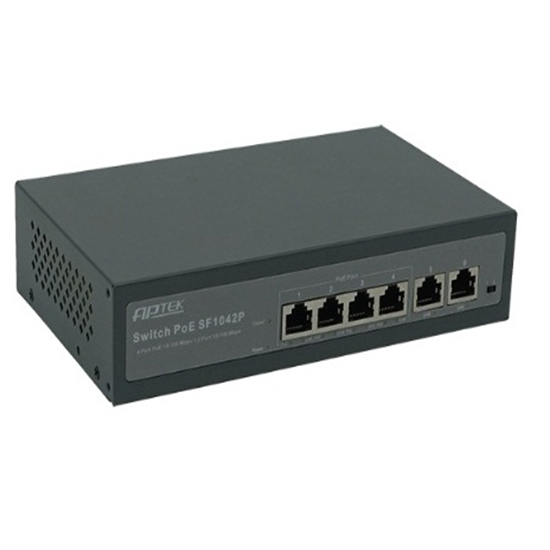 Switch 4 Port POE APTEK SF1042P