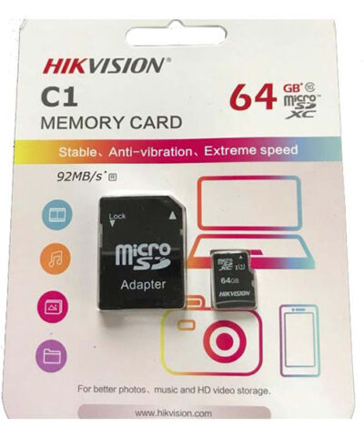 Thẻ nhớ HIKVISION 64GB (trắng/xanh)