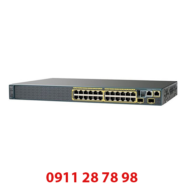 SWITCH CISCO CATALYST WS-C2960S-24TS-S