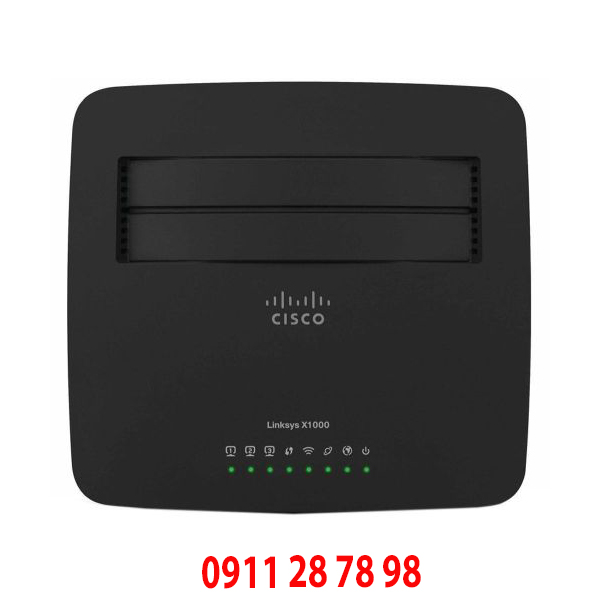 X1000 Linksys N300 Wi-Fi Router with ADSL2+ Modem