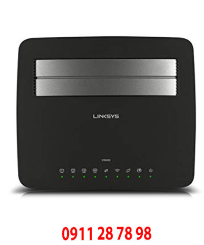 X3500 Linksys N750 Dual Band Wireless Router with ADSL2+ Modem/USB