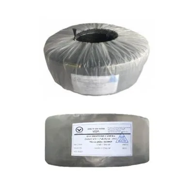 Dây Dropwire camera 2x(2x0.5)Cu + (7/0.33)St- PVC