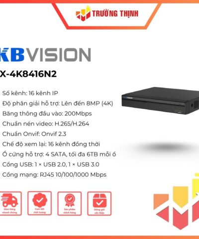 Đầu ghi 16 kênh IP KBVISION KX-4K8416N2