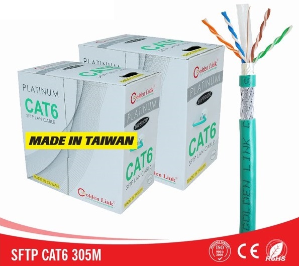 Cáp mạng SFTP CAT6 XANH LÁ (Chống Nhiễu) TW1104-1