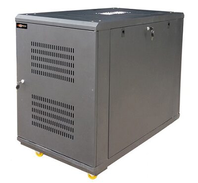 Tủ mạng 19" 15U-D800 ( Tủ ráp - 2 ốp tháo rời )