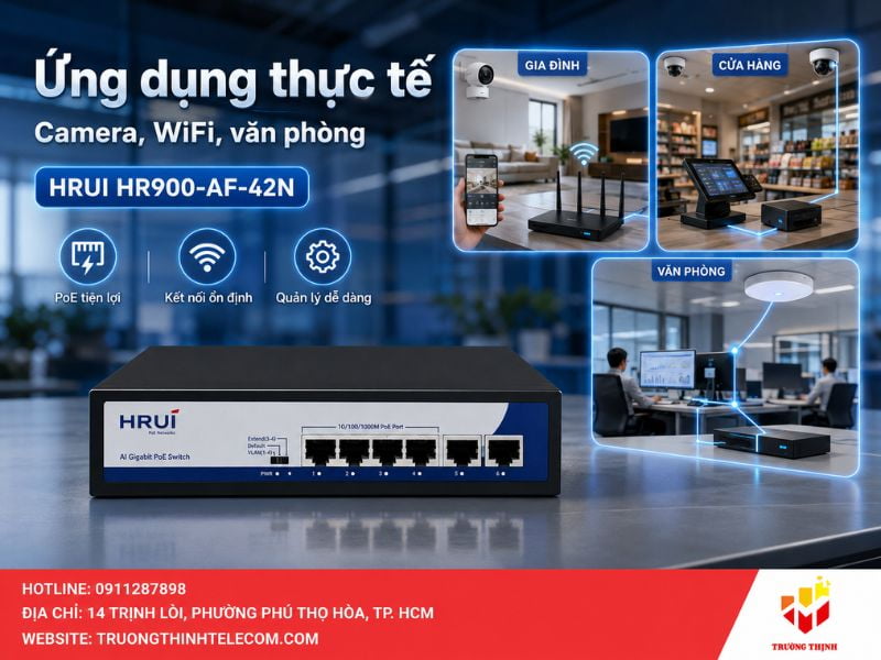 Ứng dụng thực tế của Hrui HR900-AF-42N trong đời sống