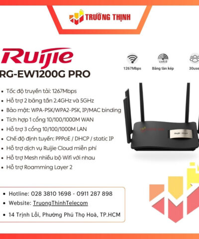 Bộ Phát Wifi gia đình Ruijie RG-EW1200G PRO