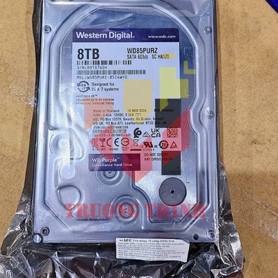 Ổ Cứng HDD Western Digital Purple 8TB WD85PURZ