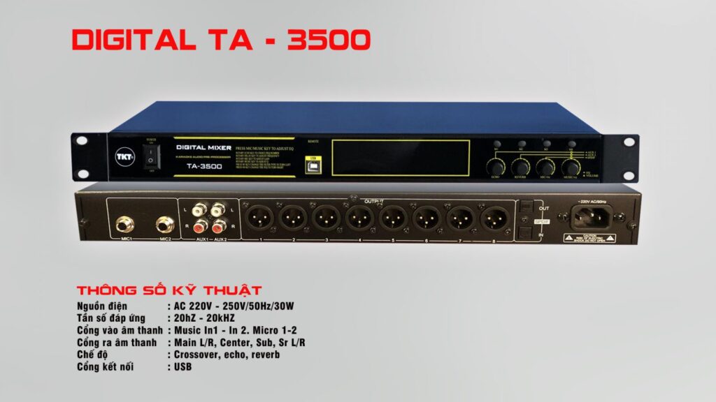 Bộ kỹ thuật số Digital TA-3500