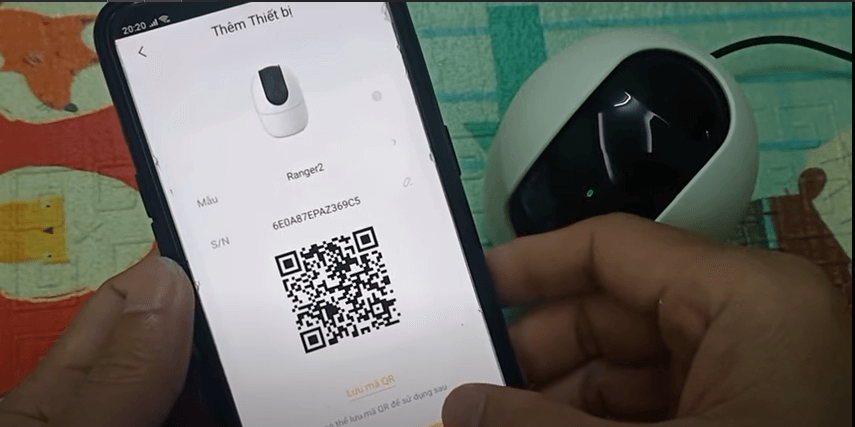 Kết nối camera QR