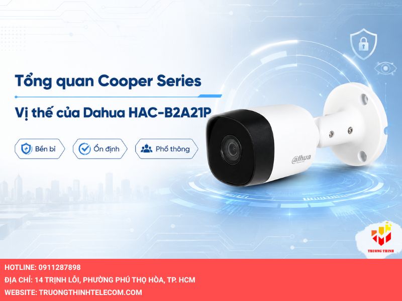 Tổng quan về dòng Cooper Series và vị thế của Dahua HAC-B2A21P