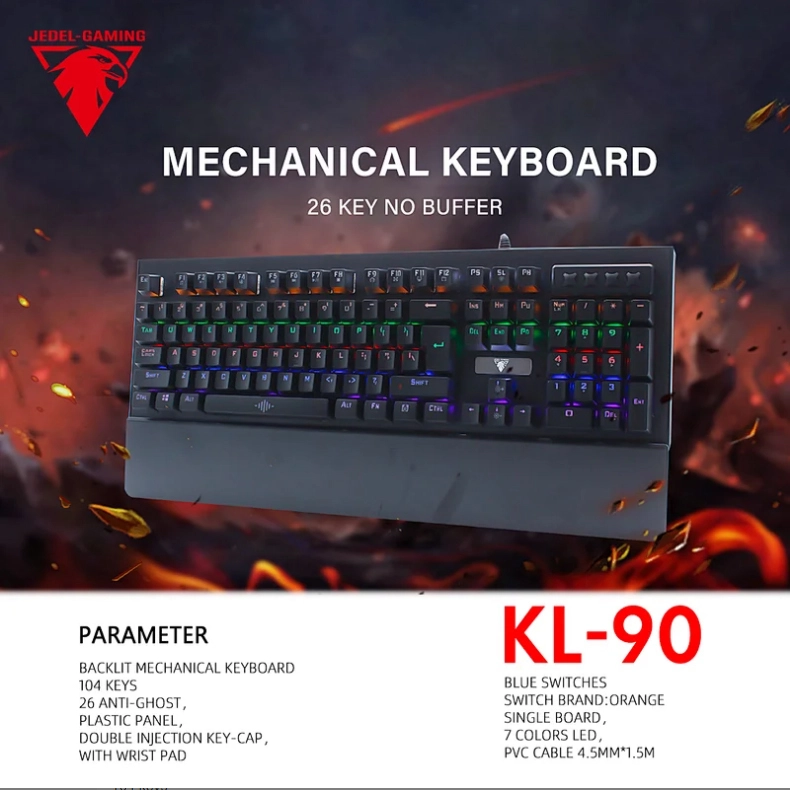 Phím Cơ JEDEL KL-90 Đen