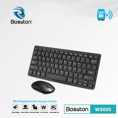 Bộ Phím chuột Ko Dây Mini Bosston WS600