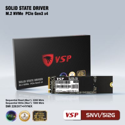 Ổ cứng SSD VSP M.2 PCIe Gen3x4 NVMe SNV1/512G