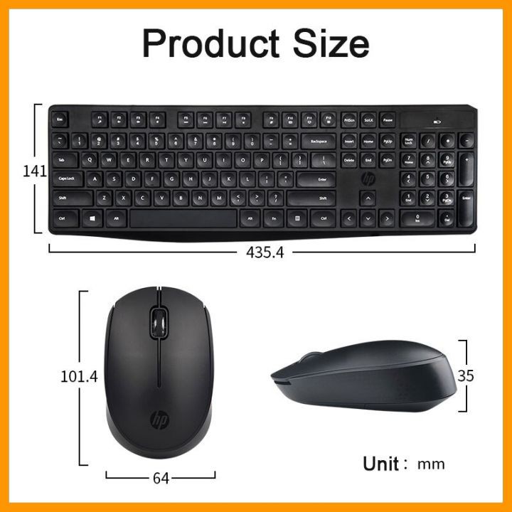 Bộ Phím Chuột Ko Dây HP CS10