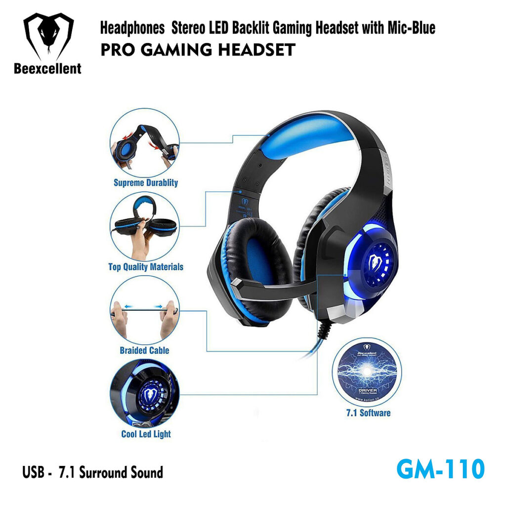 Tai Nghe Beexcellent GM-110 7.1 LED Gaming
