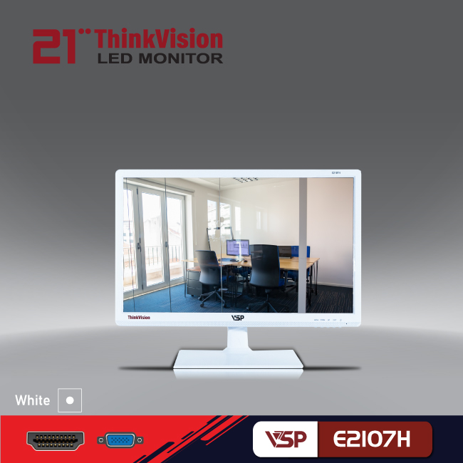 Màn Hình 21" VSP - E2107H Màu Trắng
