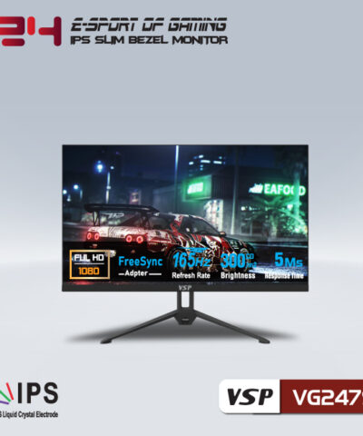 Màn hình 24 inch gaming VSP - VG247S (phẳng, Full-HD, IPS, 165Hz)