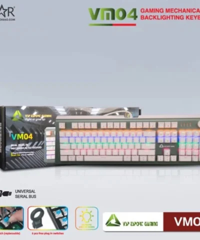 Phím Cơ VSP VM04 Trắng Chuyên Gaming