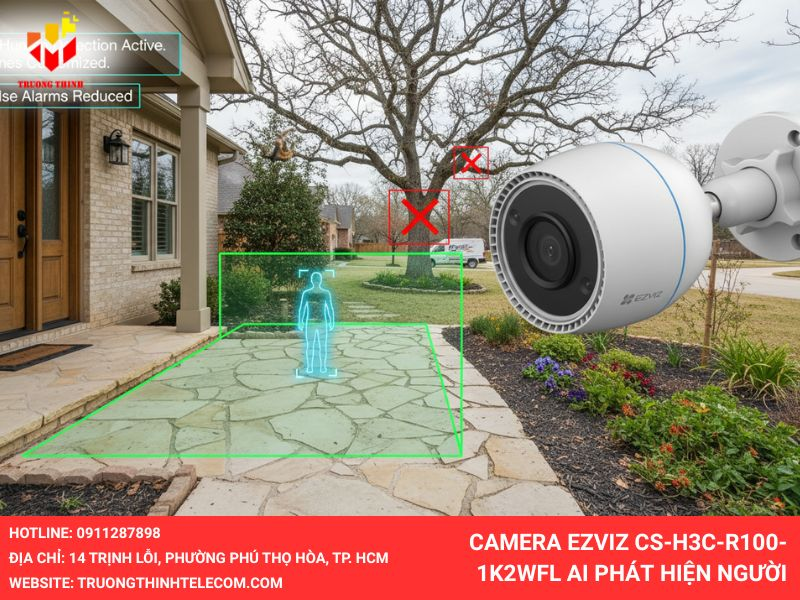 Camera EZVIZ CS-H3C-R100-1K2WFL AI phát hiện người