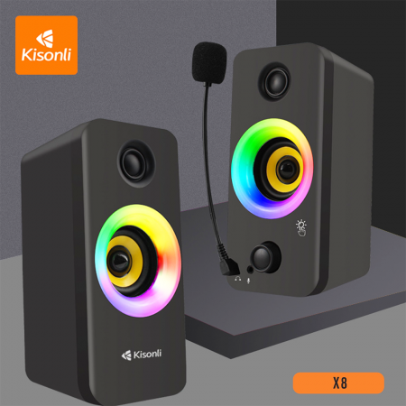 Loa 2.0 kisonli X8 LED