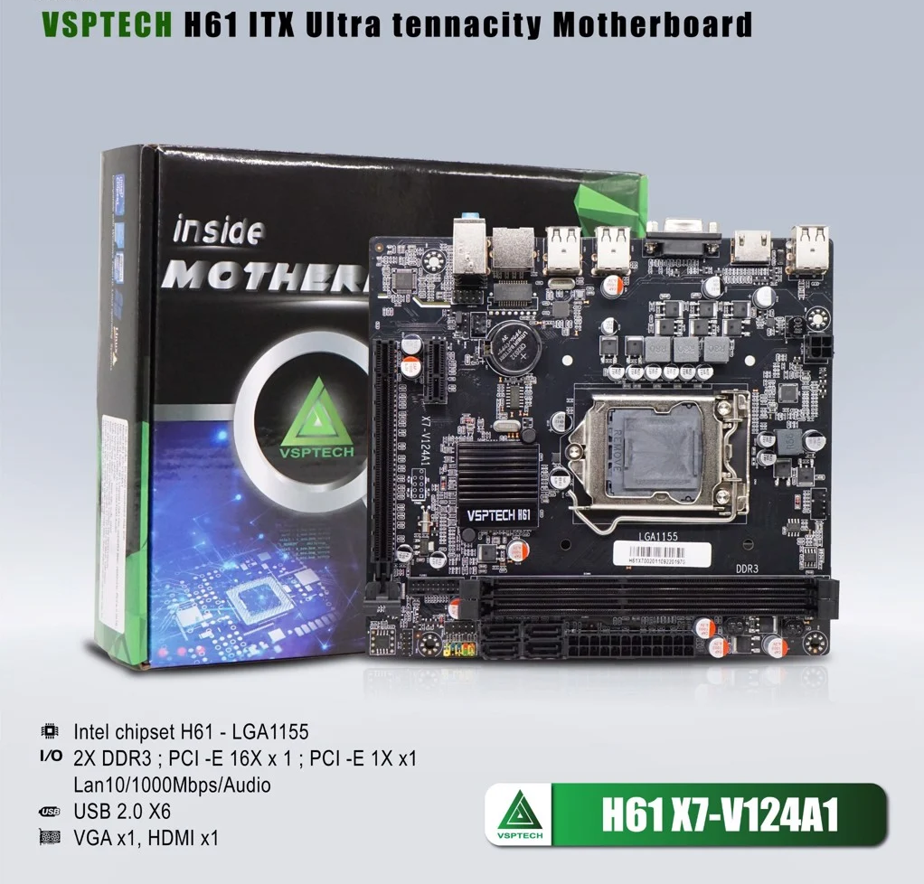 Mainboard VSPTECH  H61 X7-V124A1