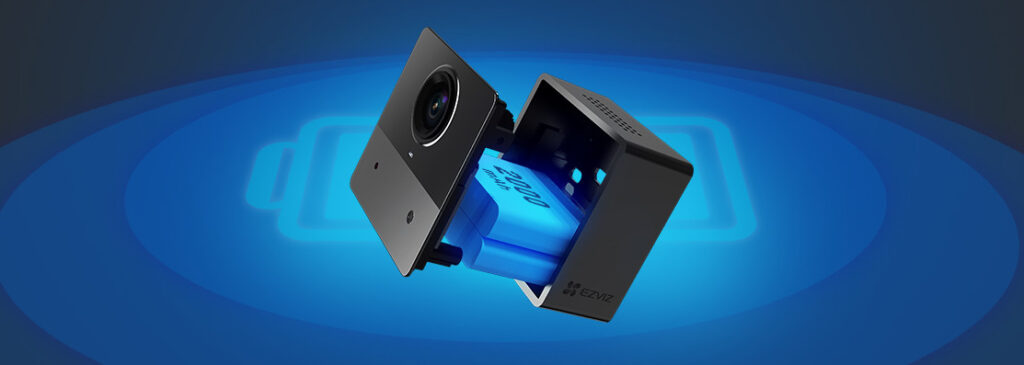 Camera Ezviz BC2 tích hợp một pin sạc có dung lượng 2.000mAh