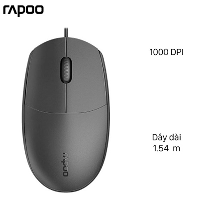 Chuột văn phòng có dây Rapoo N100