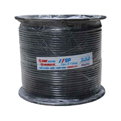 Dây Tivi SP RG6/5C-FB/CCS/80/SP Sino (m/đen)