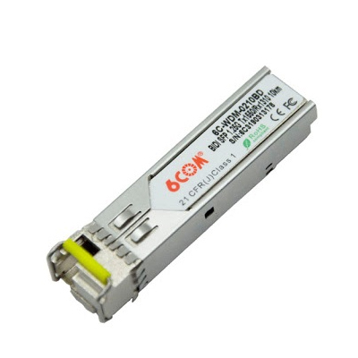 Module quang SFP 1 sợi đầu B 1.25G 6C-WDM-0210BD