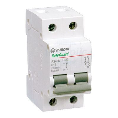 Cầu dao tự động MCB 2P32A 4.5KA Sino PS45N/C2032