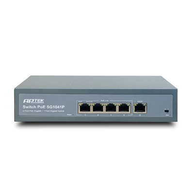 Switch 4 Port POE APTEK SG1041P