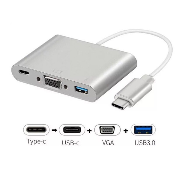 Cáp Chuyển Type-C ra USB 3.0/VGA/Type-C