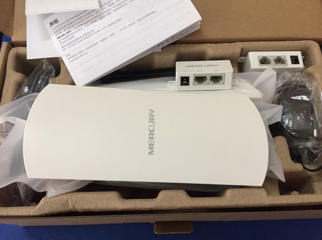 Mercury MWB505 Bộ thu phát Wifi ngoài trời / thang máy (5km)