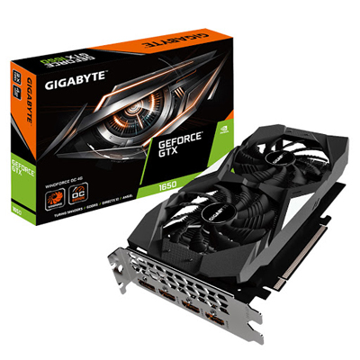 VGA Gigabyte GTX 1650 D6 Windforce OC 4G (GV-N1656WF2OC-4GD)