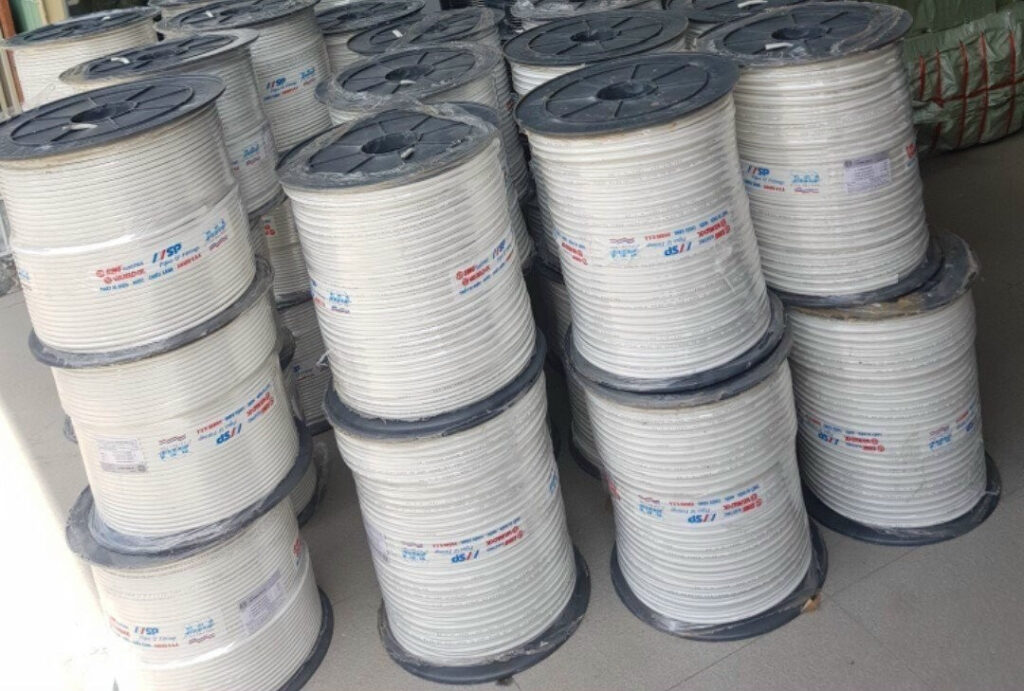 Dây Tivi SP RG6/5C-FB/CCS/80/SP/TR Sino (m/trắng)
