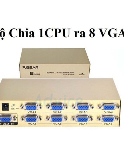 Hub 1 CPU ra 8 VGA (200MHz)