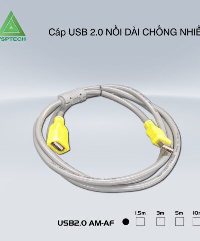Cáp USB Nối dài VSPTECH 2.0 Chống Nhiễu (1.5m)