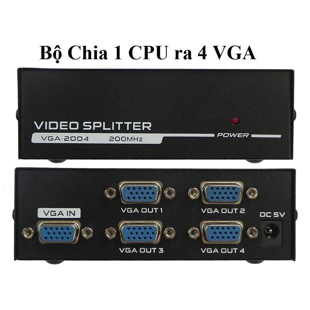 Hub 1 CPU ra 4 VGA (200MHz)