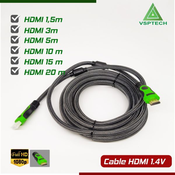 HDMI 1.5m Tròn Lưới
